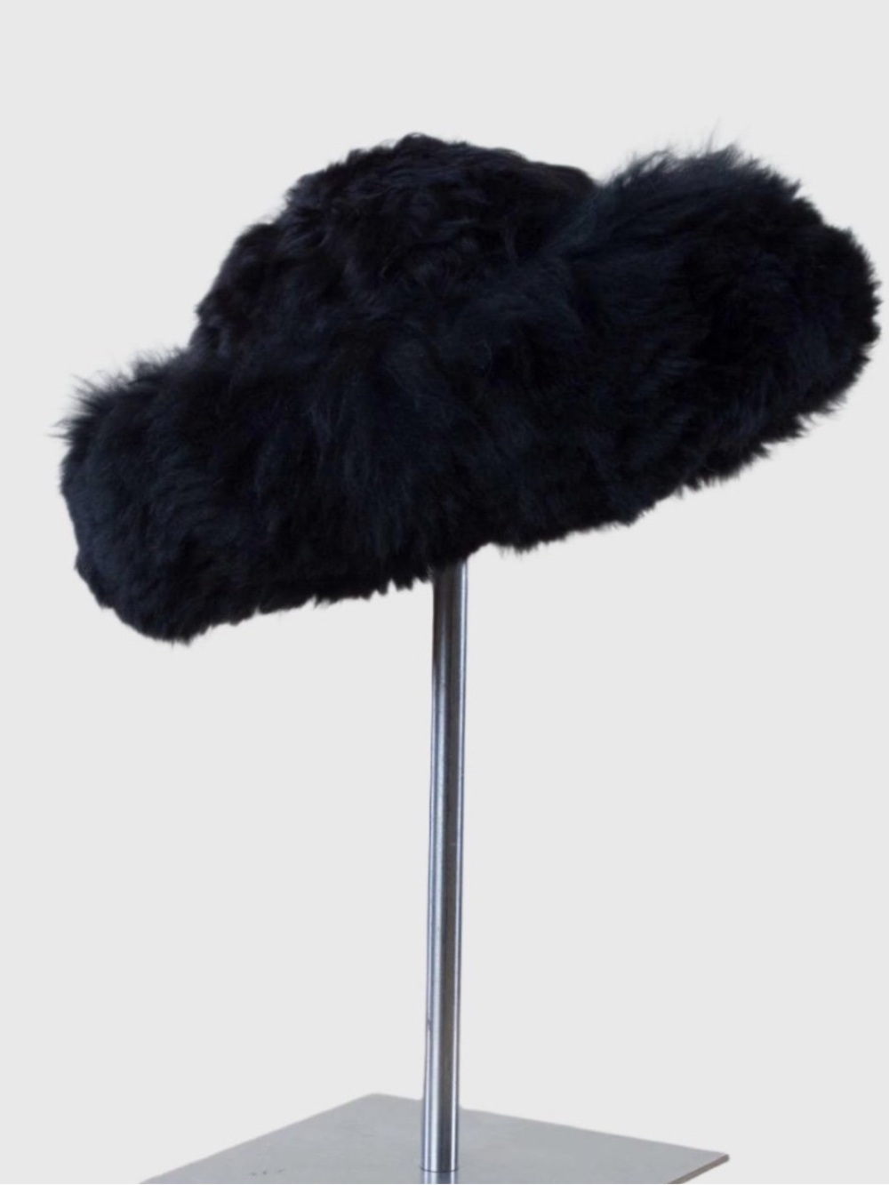 NEW Women's Simply Natural 100% Baby Alpaca Fur Hat (Made In Peru) OSFA